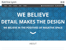 Tablet Screenshot of katrinalyon.com